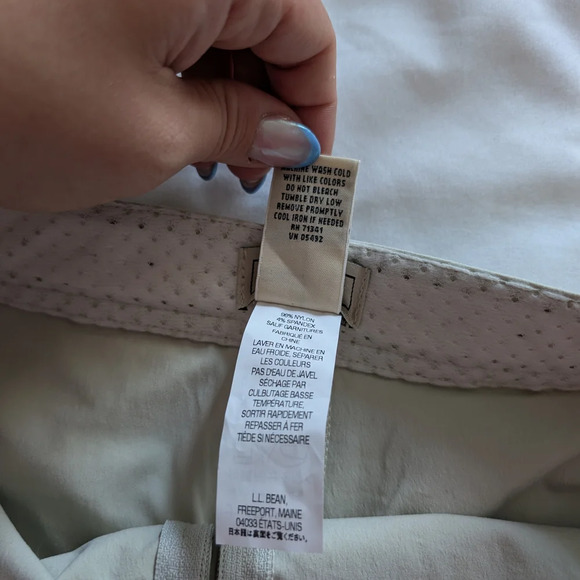 L.L. Bean Women's Skort in Light Gray - Picture 2 of 11